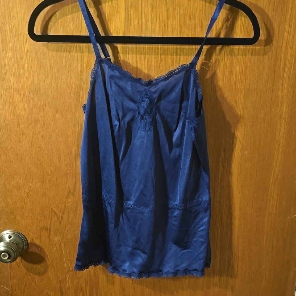 Vanity Fair Navy Lace Camisole